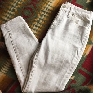 Madewell high rise skinny jeans